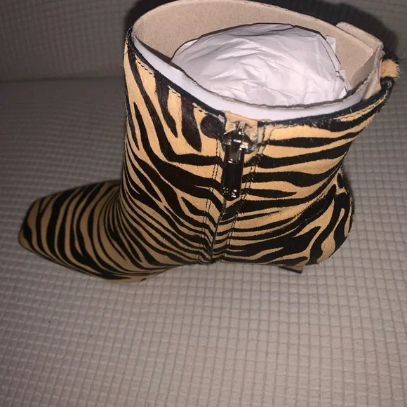 SAM EDELMAN Zebra Print Ankle Boots NWB!!!! - Picture 8 of 9